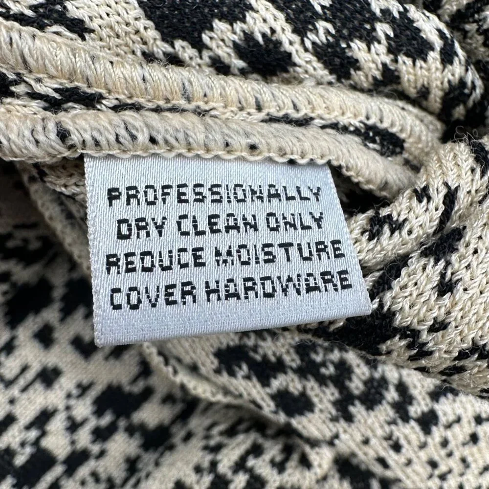 Vintage St John Collection Santana Knit Jacket Snakeskin Print Blazer Size 6 USA - Picture 6 of 12